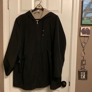 Black lightweight coat